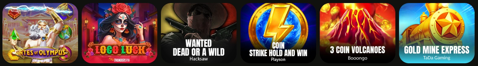Velobet slots and casino game library